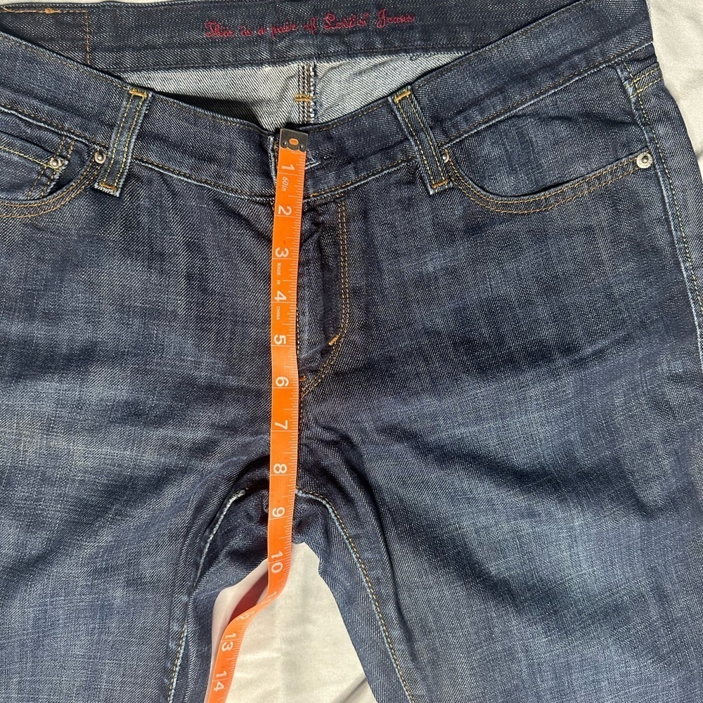 Levi's Dark Indigo Straight Jeans - Picture 11 of 17